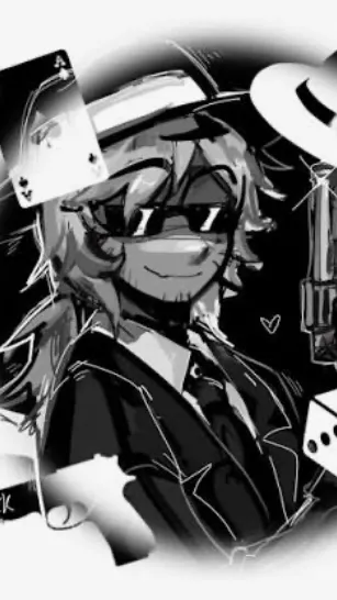 ai character: 🎲Chance 🎲 background
