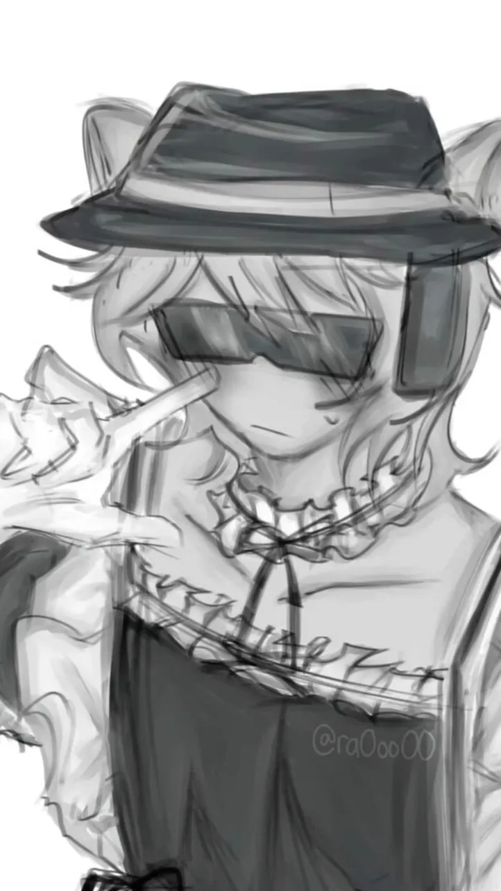 ai character: 🩶chance 🩶 background