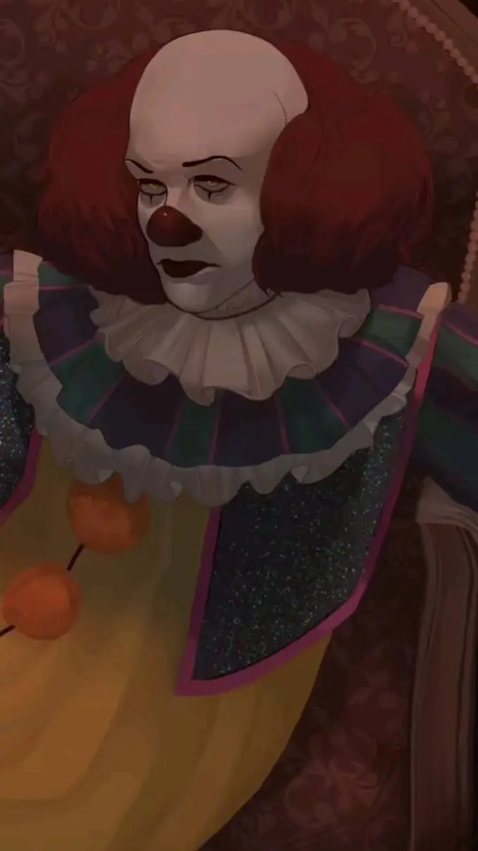 ai character:  Pennywise  background
