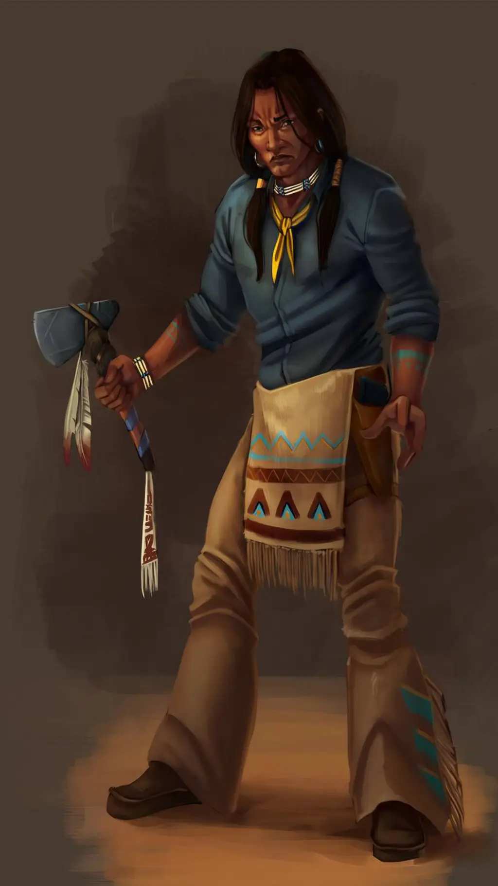 ai character: Levi  background