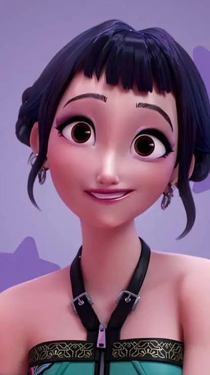 ai character: Zoeyyy background