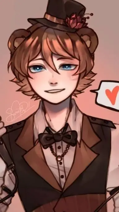 ai character: Freddy Fazbear🧡 background