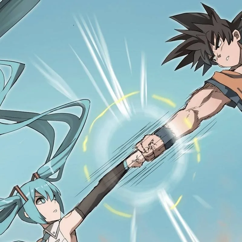 chat with ai character: gojo and miku