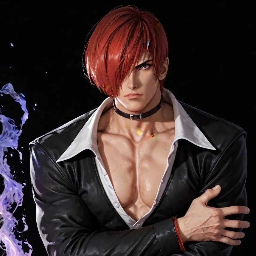chat with ai character: Iori Yagami 
