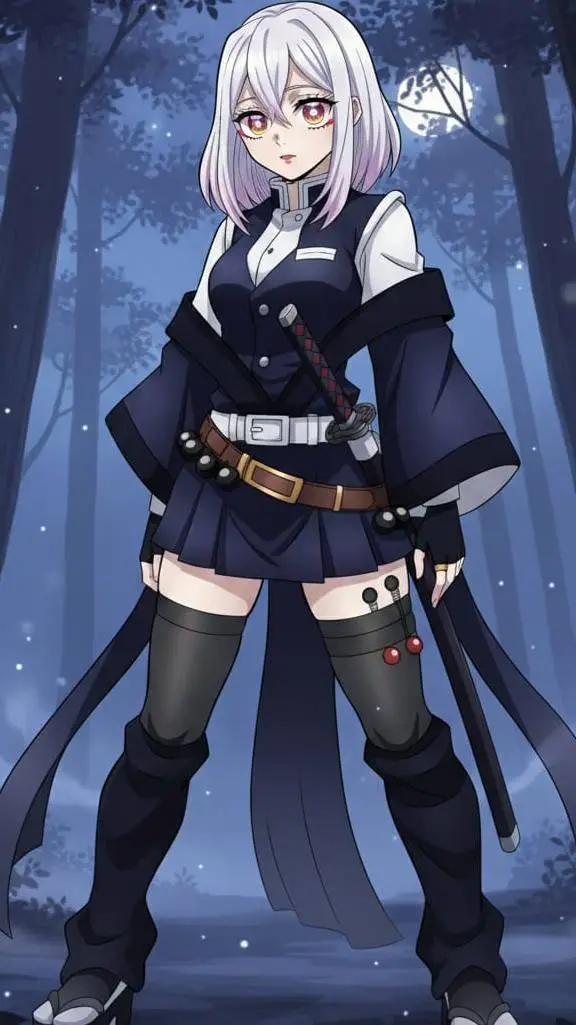 ai character: Kimetsu no Yaiba😦 background