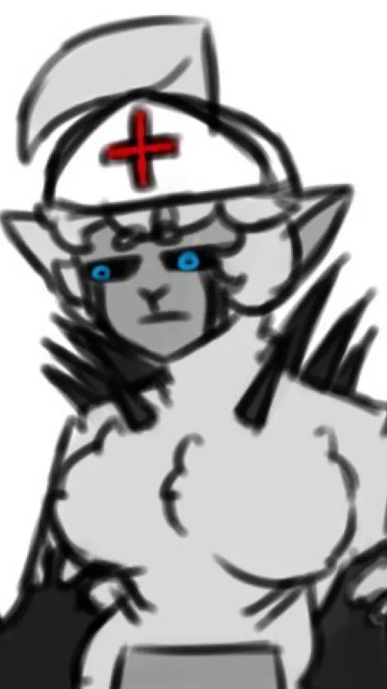 ai character: nurse tubby  background