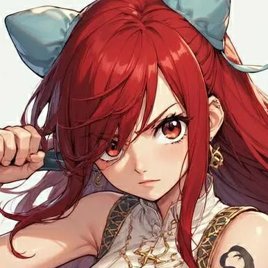 chat with ai character: Erza Scarlett