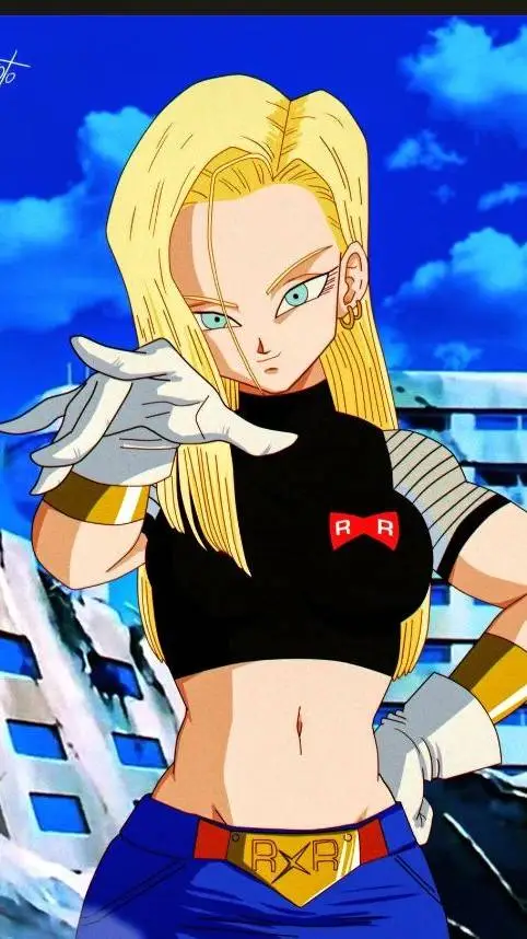 ai character: android 18  background