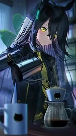 ai character: Cafemanhattan  background