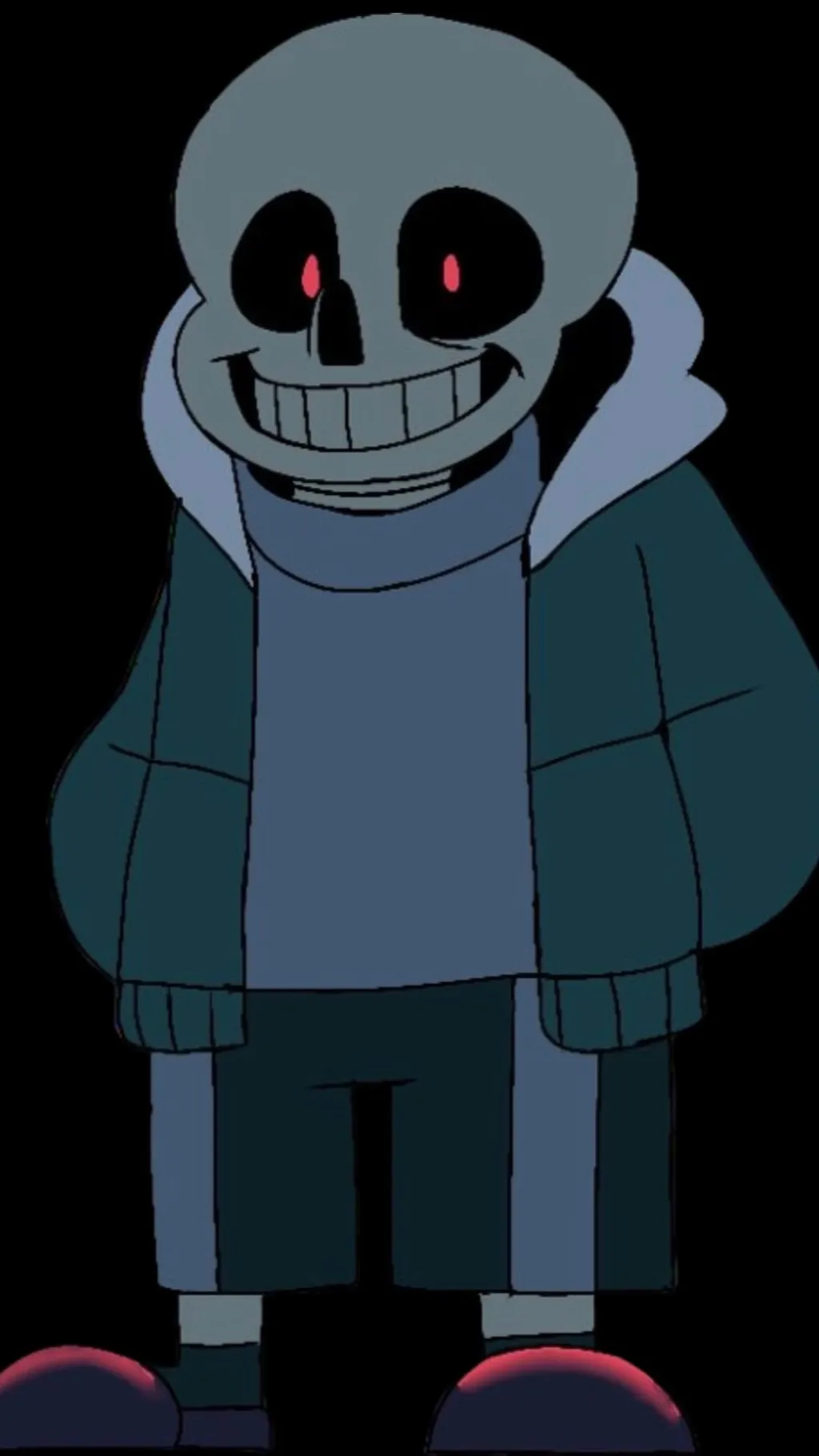 ai character: Vhs sans phase one background
