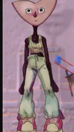 ai character: windmill girl background