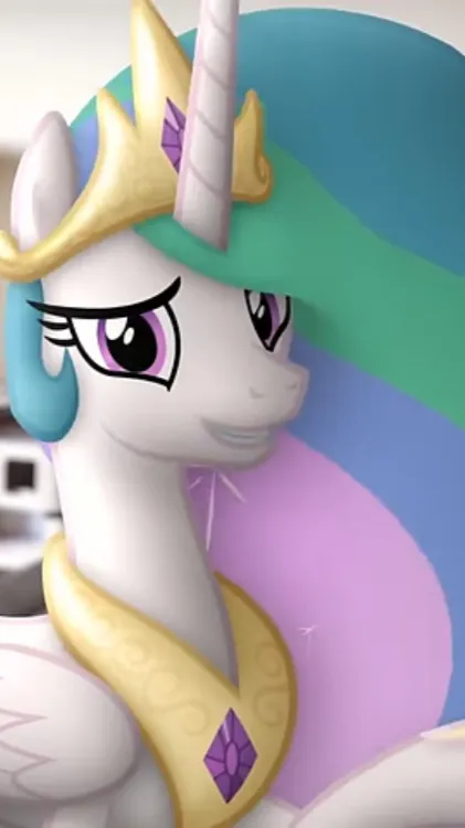 ai character: Princess Celestia background