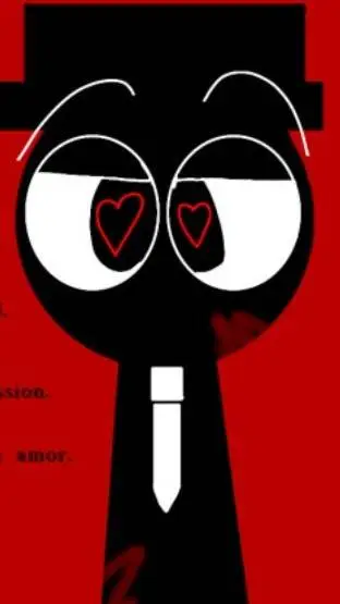 ai character: yandere black  background