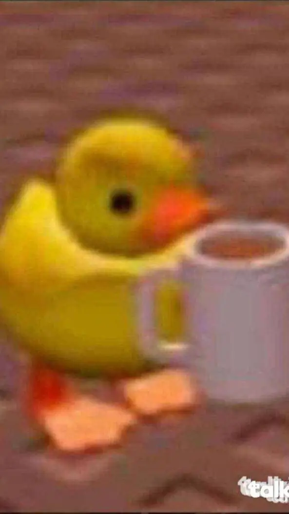 ai character: chill duck background