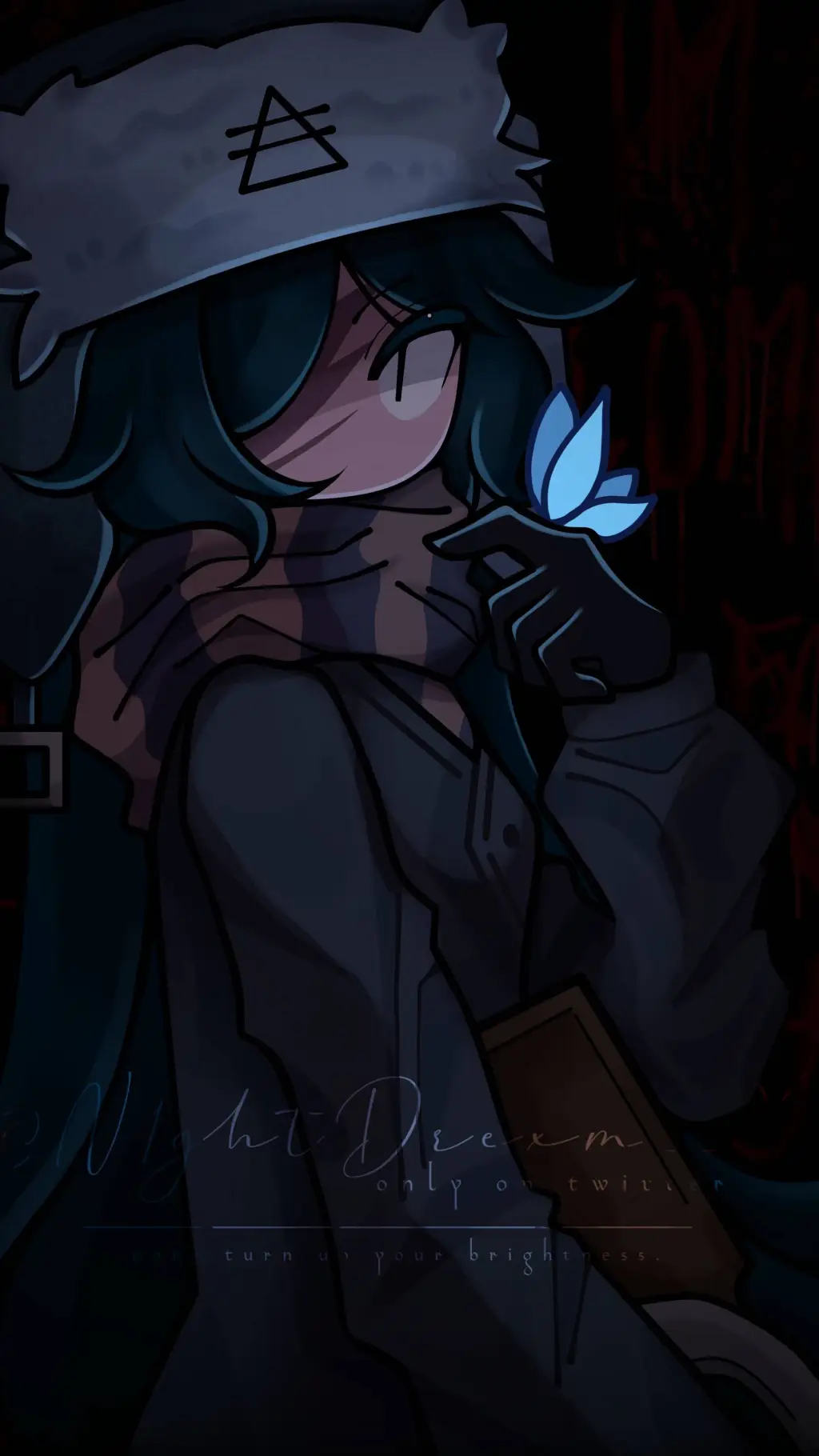 ai character: ∆iden background