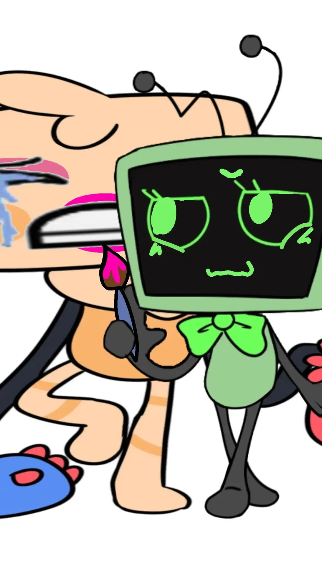 ai character: Dw New Toon background