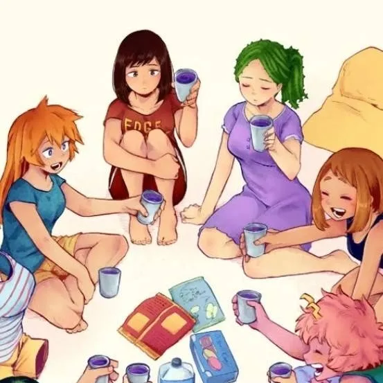 chat with ai character: MHA || Sleepover