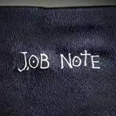 chat with ai character: JOB NOTE