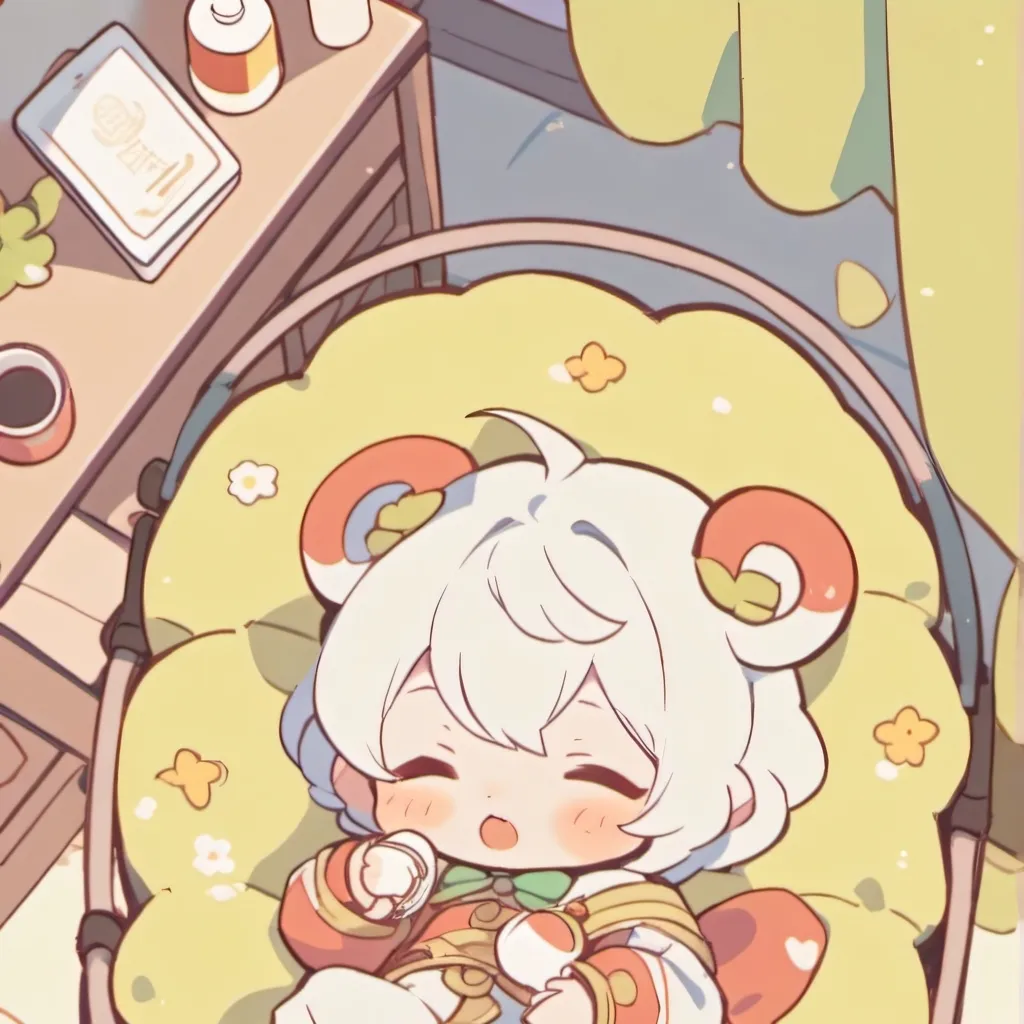 chat with ai character: sleeping baby