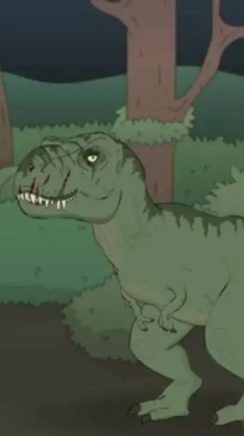 ai character: T.Rex (Buck) background
