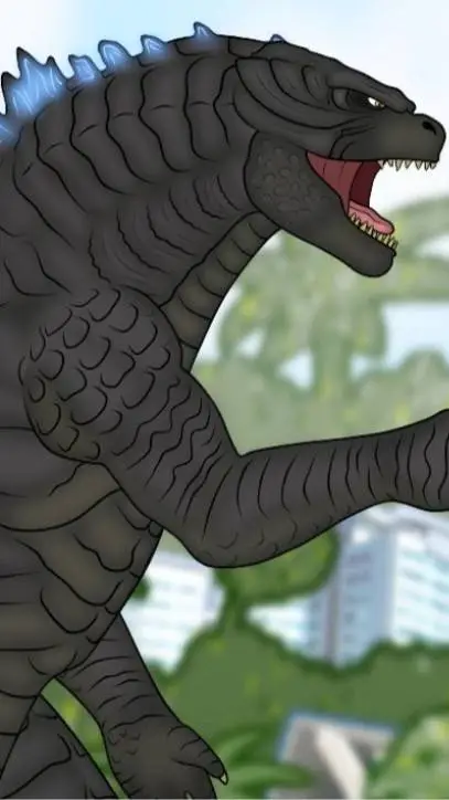 ai character: MV GODZILLA FANS 2 background