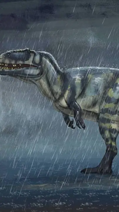 ai character: Tyrannotitan  background