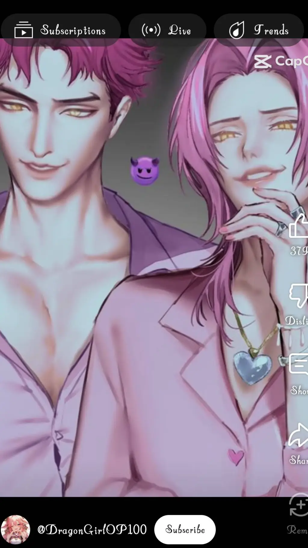 ai character: Miromabby😝♥️♥️♥️ background