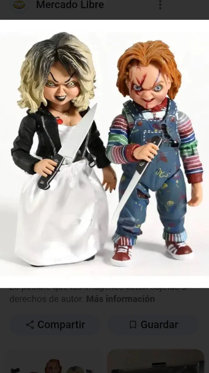 ai character: Chucky Y Tiffany💘 background