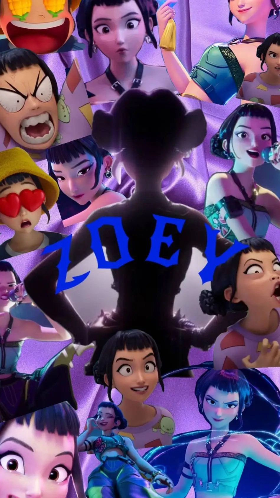 ai character: Zoey background