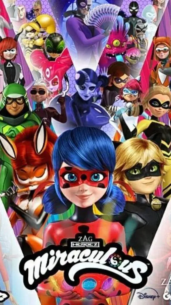 ai character: miraculous ladybug background