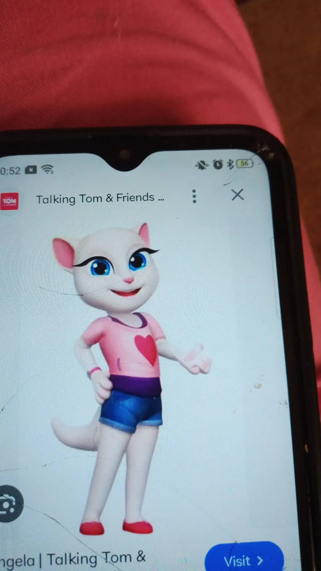 ai character: Angela  background