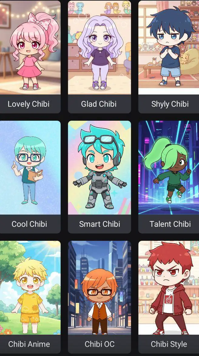 ai character: Paradise Of Sweets background