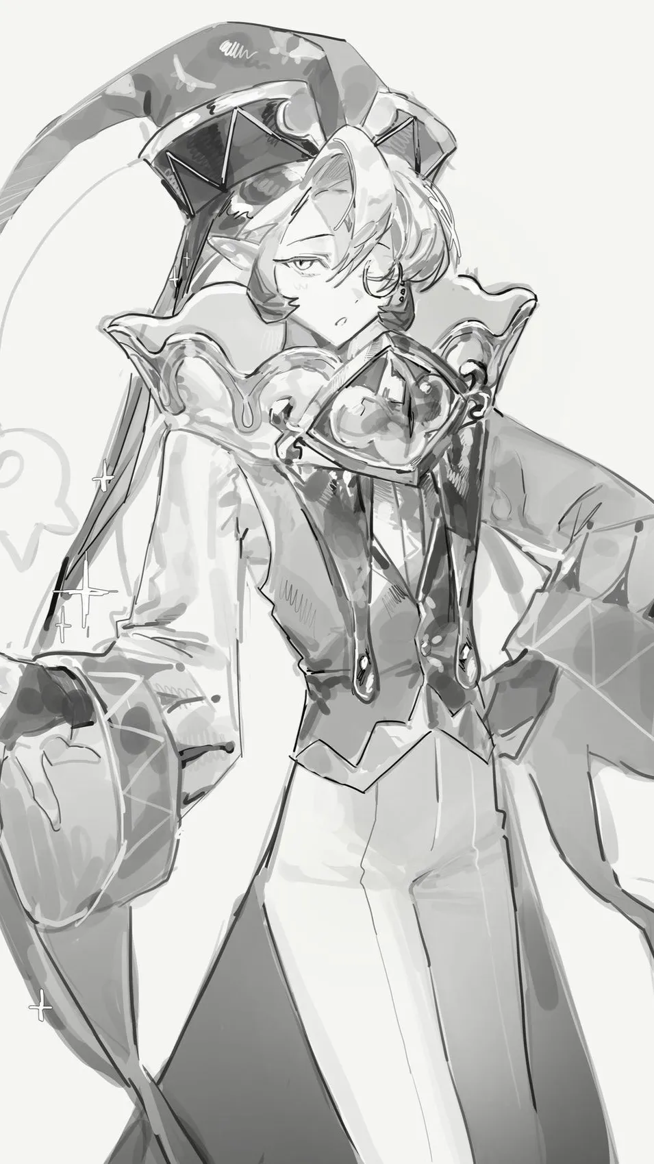 ai character: Shadow milk background
