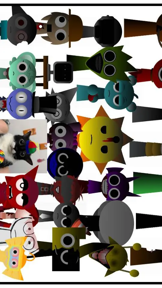 ai character: sprunki  background