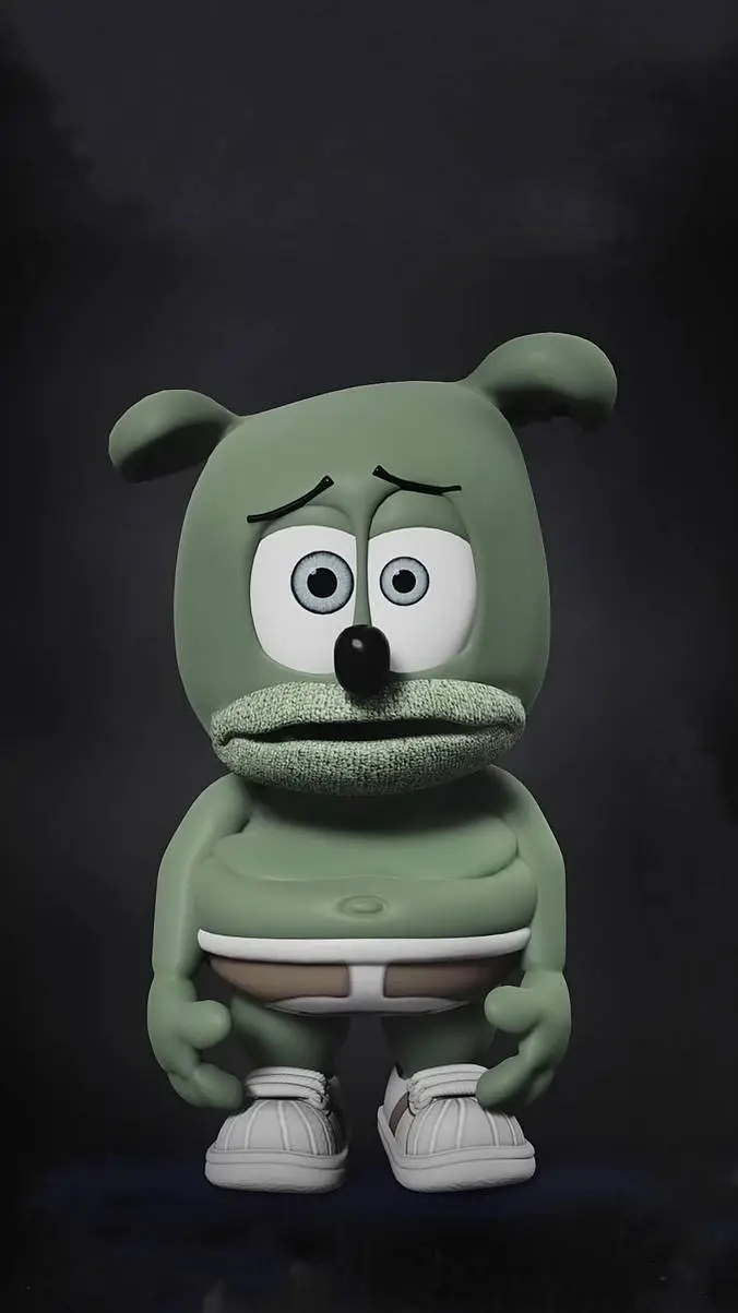 ai character: sprunki hate gummy background