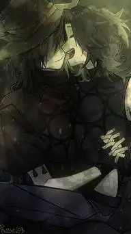 ai character: azure time sick background