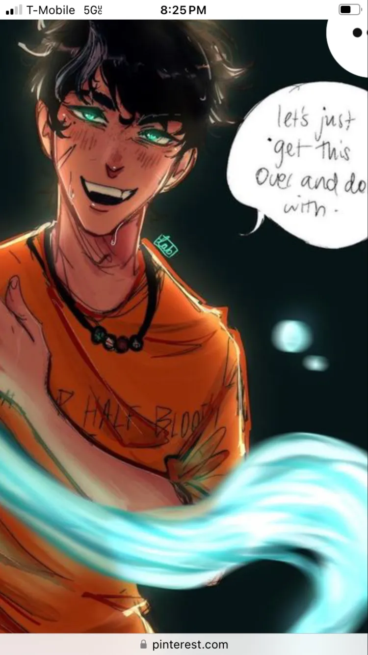 ai character: Percy jaxson!!  background