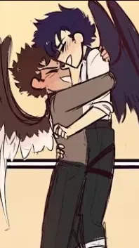 ai character: Two birds  background