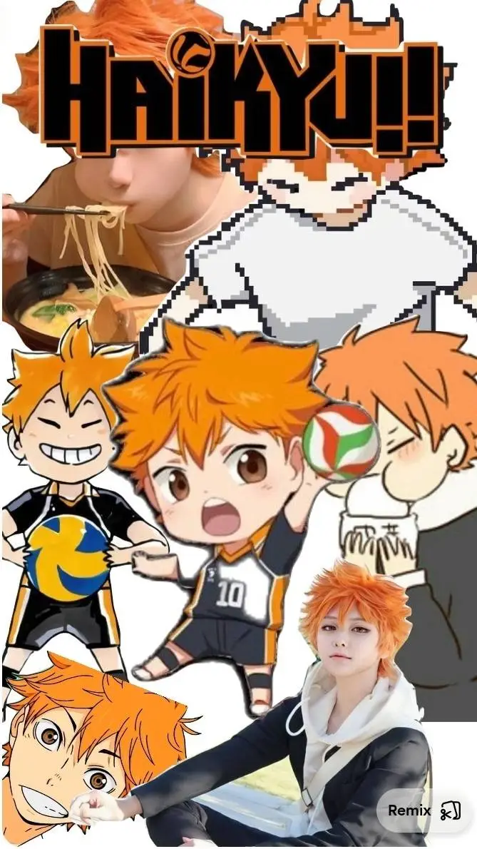 ai character: kageyama x hinata background