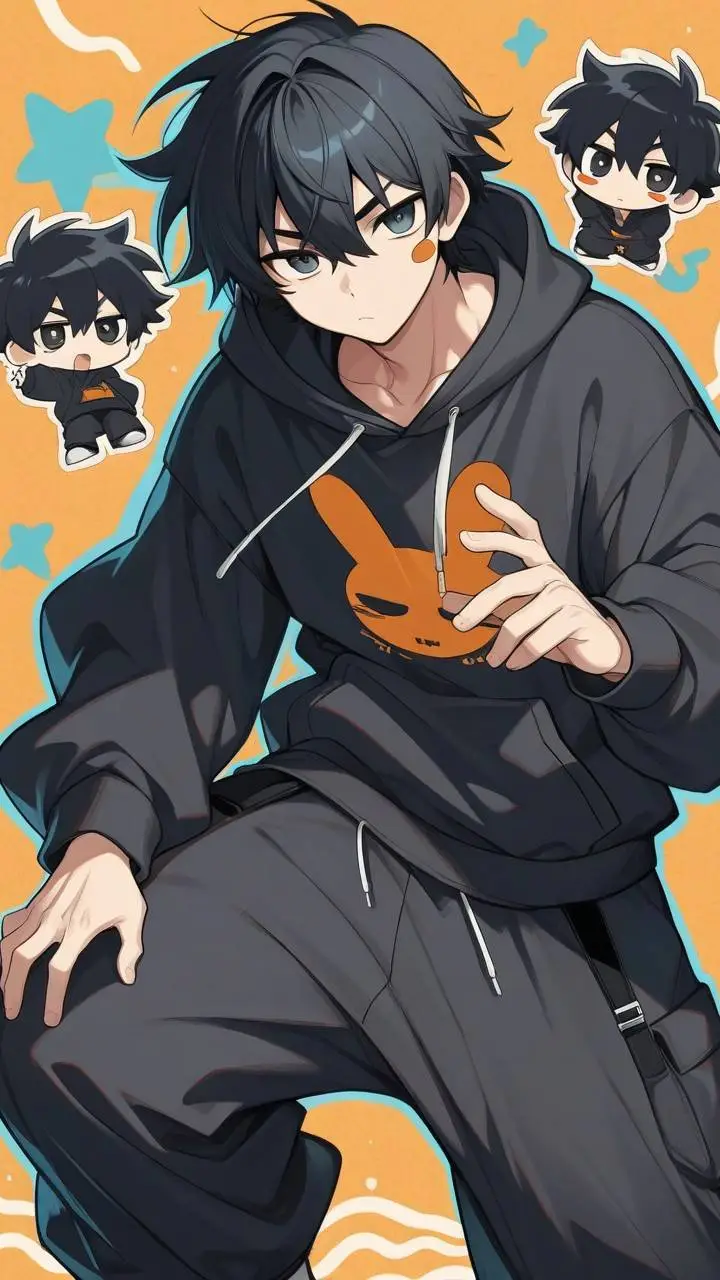 ai character: Adrien  background
