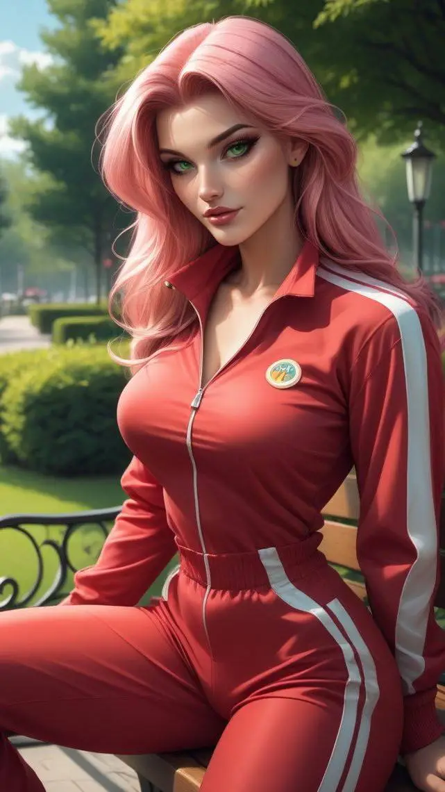 ai character: Sakura background