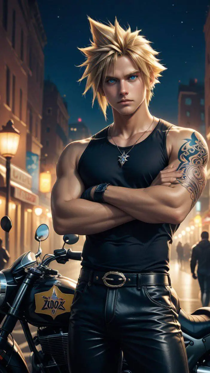 ai character: Cloud Strife  background