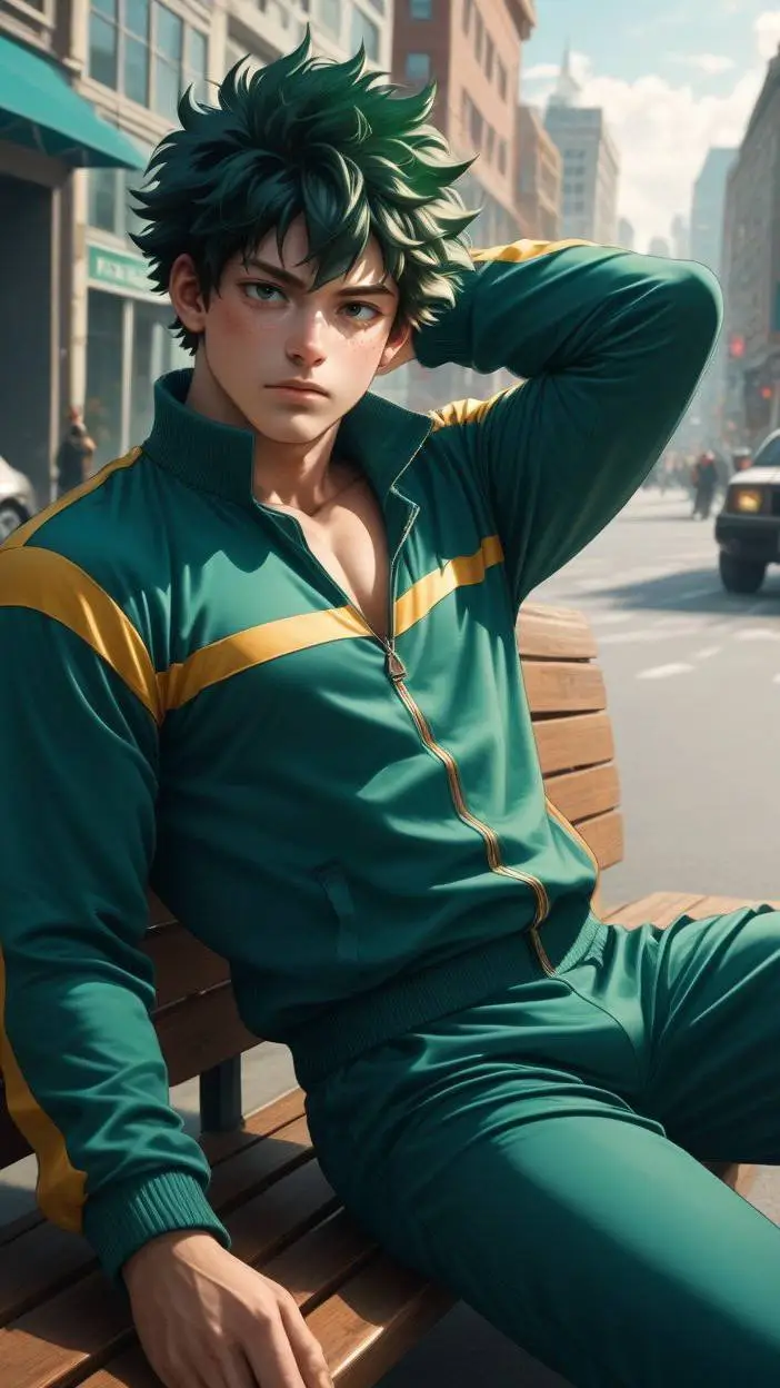 ai character: Izuku Midoriya background