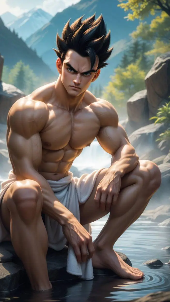 ai character: Vegeta background