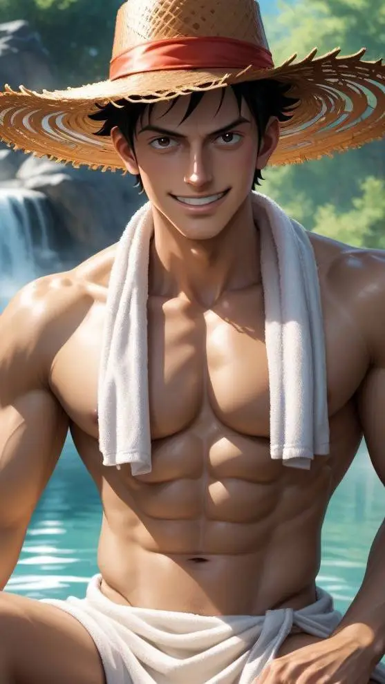 ai character: Luffy background