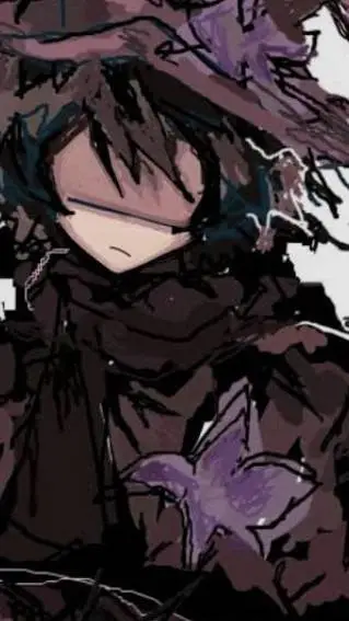 ai character: azure background