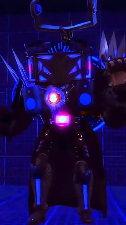 ai character: titán TV Man background