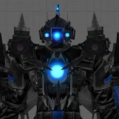 chat with ai character: titán cámara Man