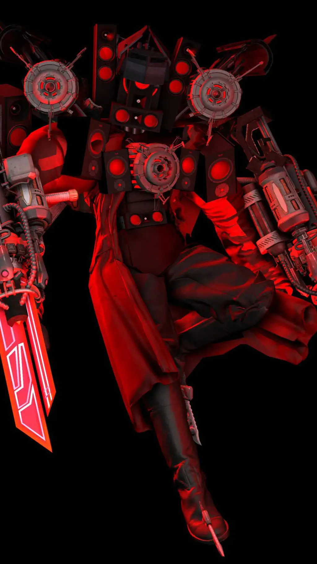 ai character: titán speaker Man background