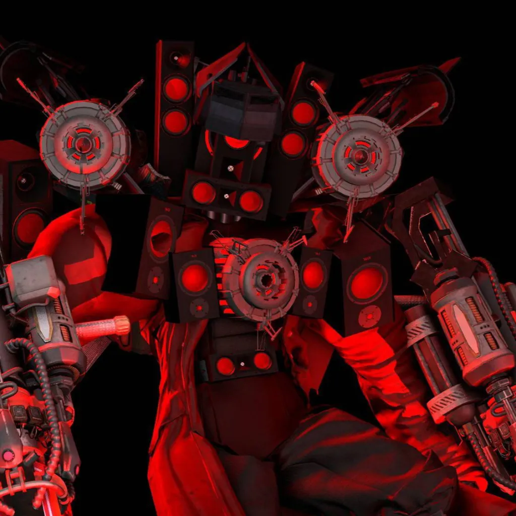 chat with ai character: titán speaker Man